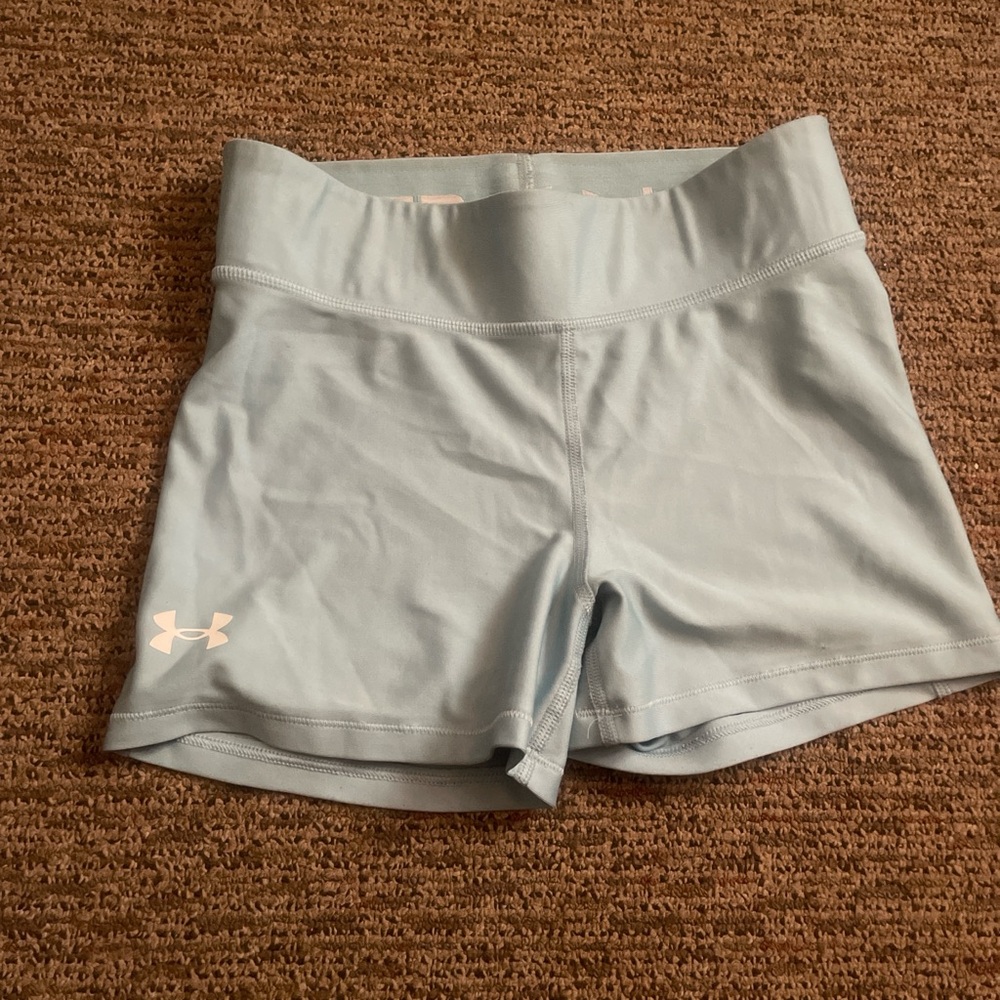 Under Armour Women's Sky Blue Athletic Shorts